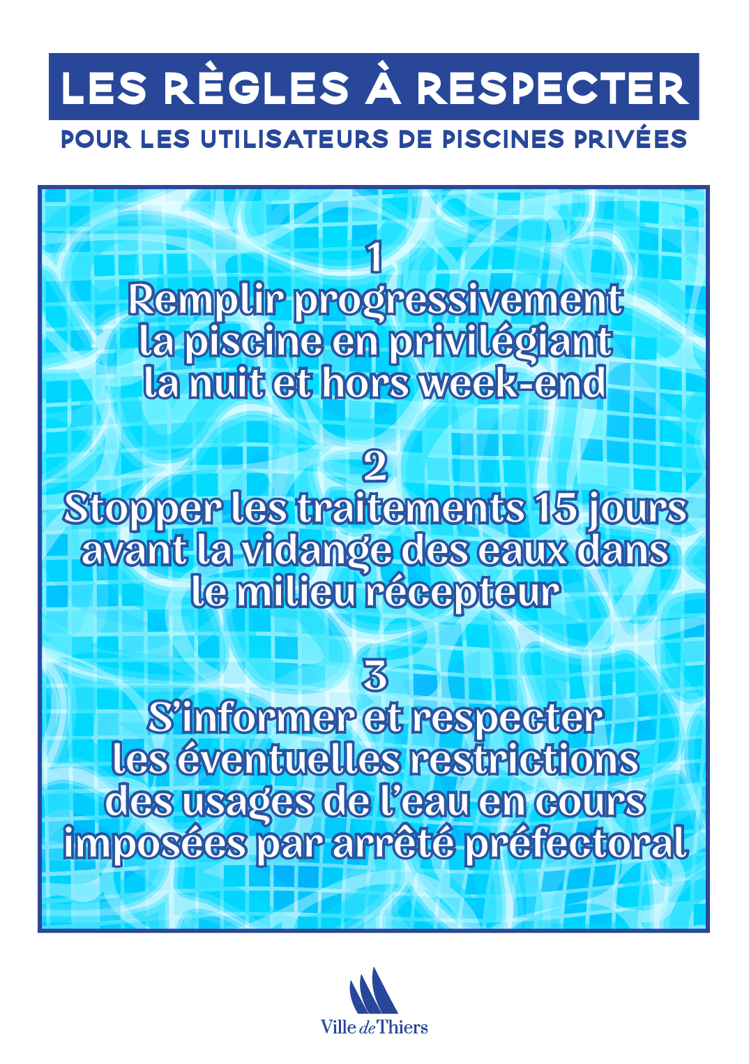 Lot De 2 Panneaux Signalétiques Piscine - Règles Générales Commerciales Et Résidentielles, Anti-Rouille Et Prêts à Installer